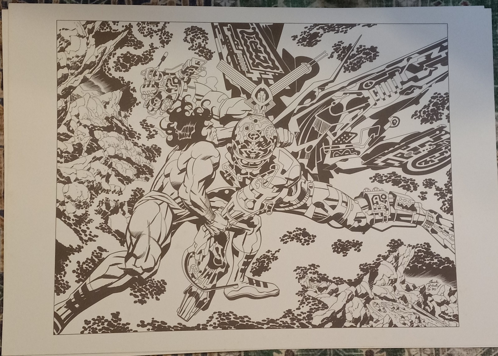 Jack Kirby Signed/Numbered Genesis Portfolio Dark Horse 1996 #30