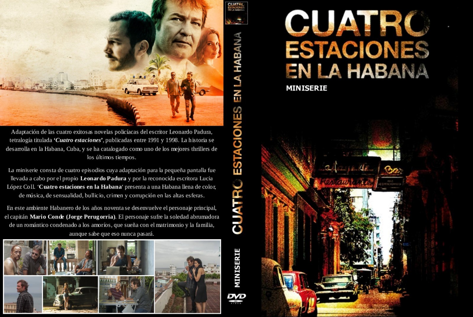 ESPAÑA SERIES, CUATRO ESTACIONES EN LA HABANA, 4 CAPITULOS/2 DVD/BOX, 2017