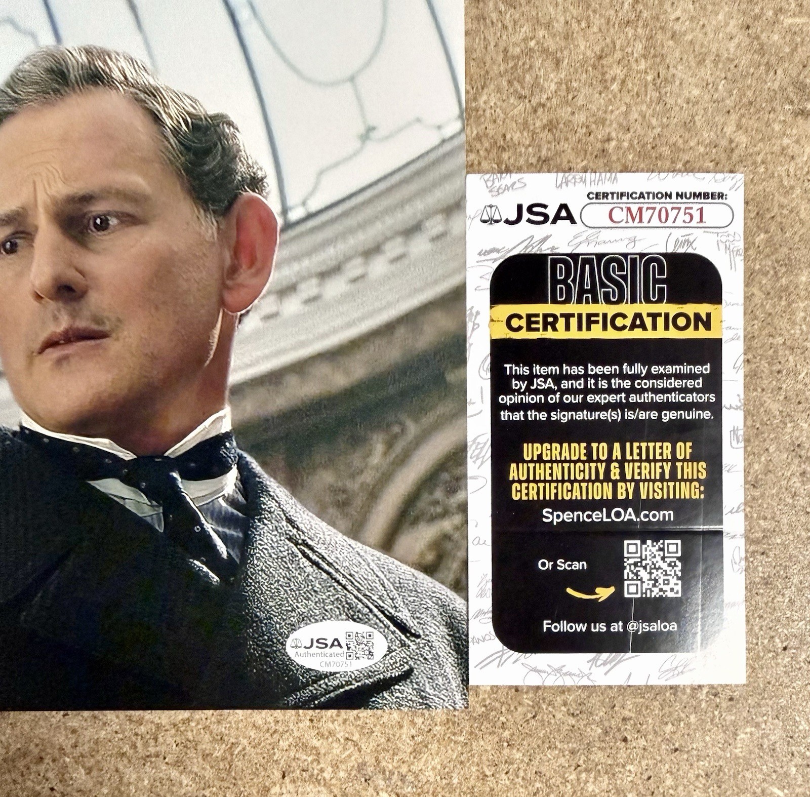 Victor Garber Signed Autographed Mr. Thomas Andrews Titanic Photo With JSA COA