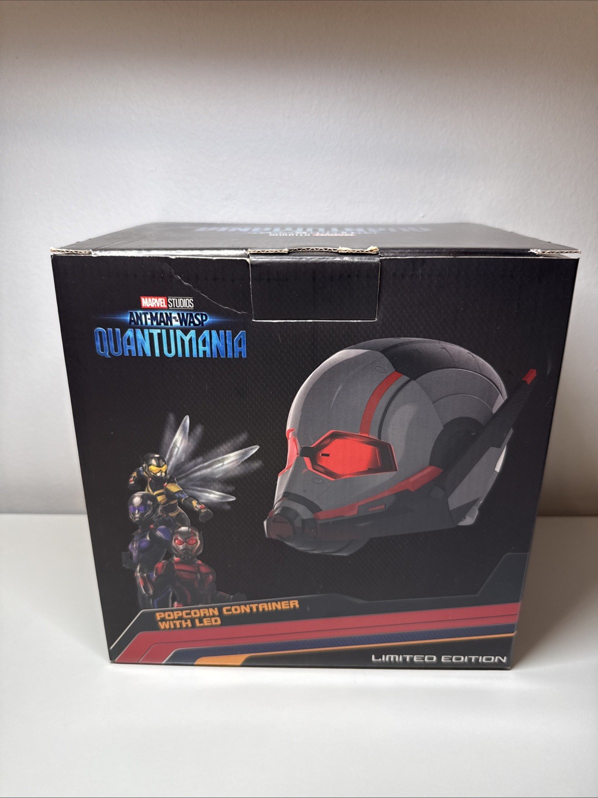 NEW! Marvel Ant Man and the Wasp Quantumania Helmet Mask LED Popcorn Bucket