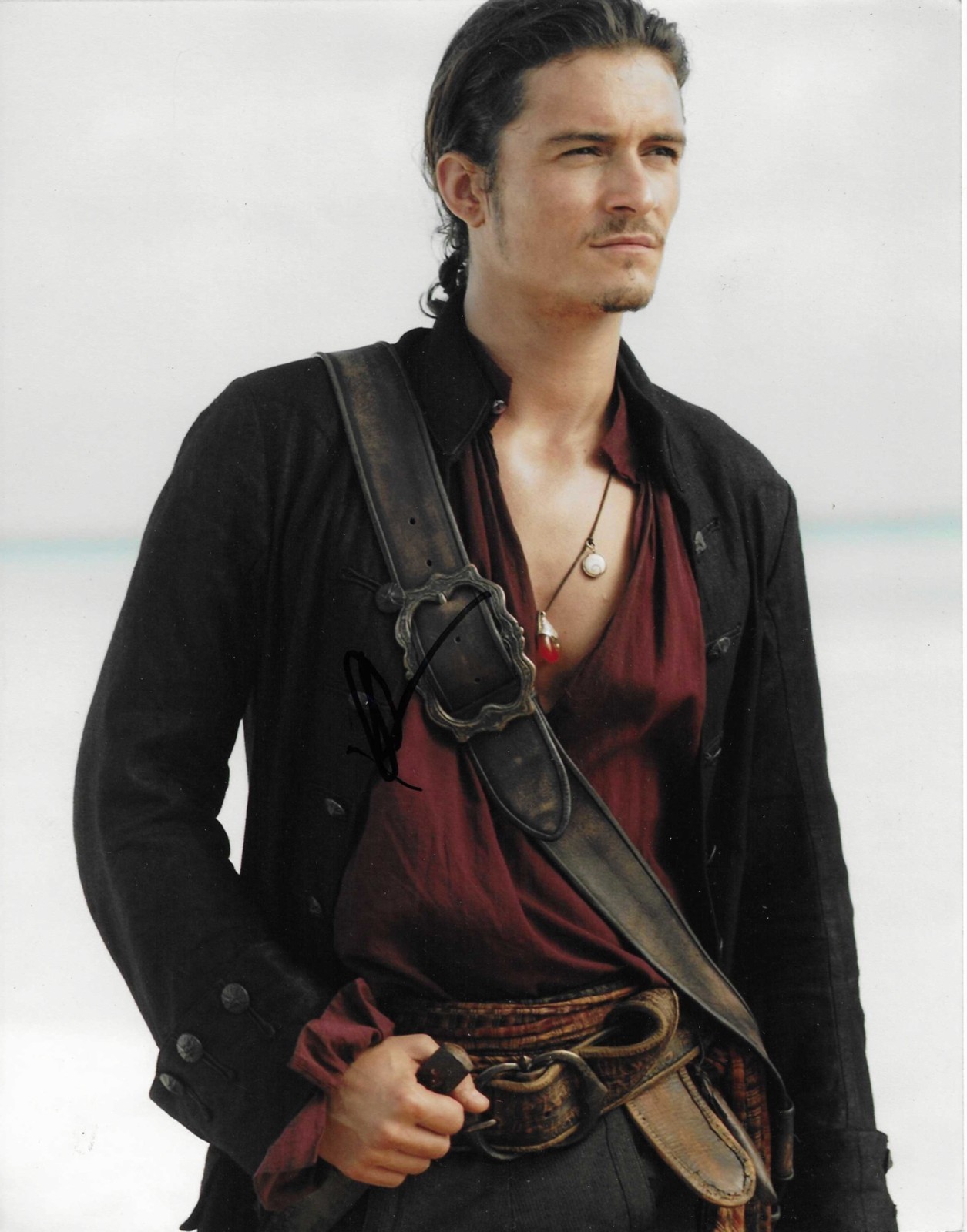 Orlando Bloom actor REAL SIGNED Autographed 8×10 Photo Pirates of Caribbean
