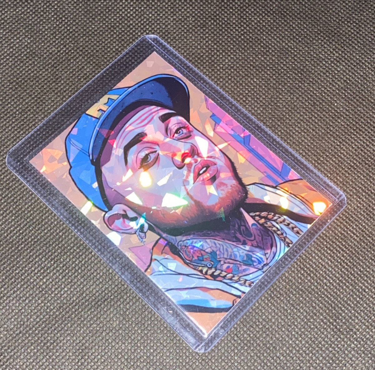 Mac Miller Custom Holographic Refractor Fan Art Card