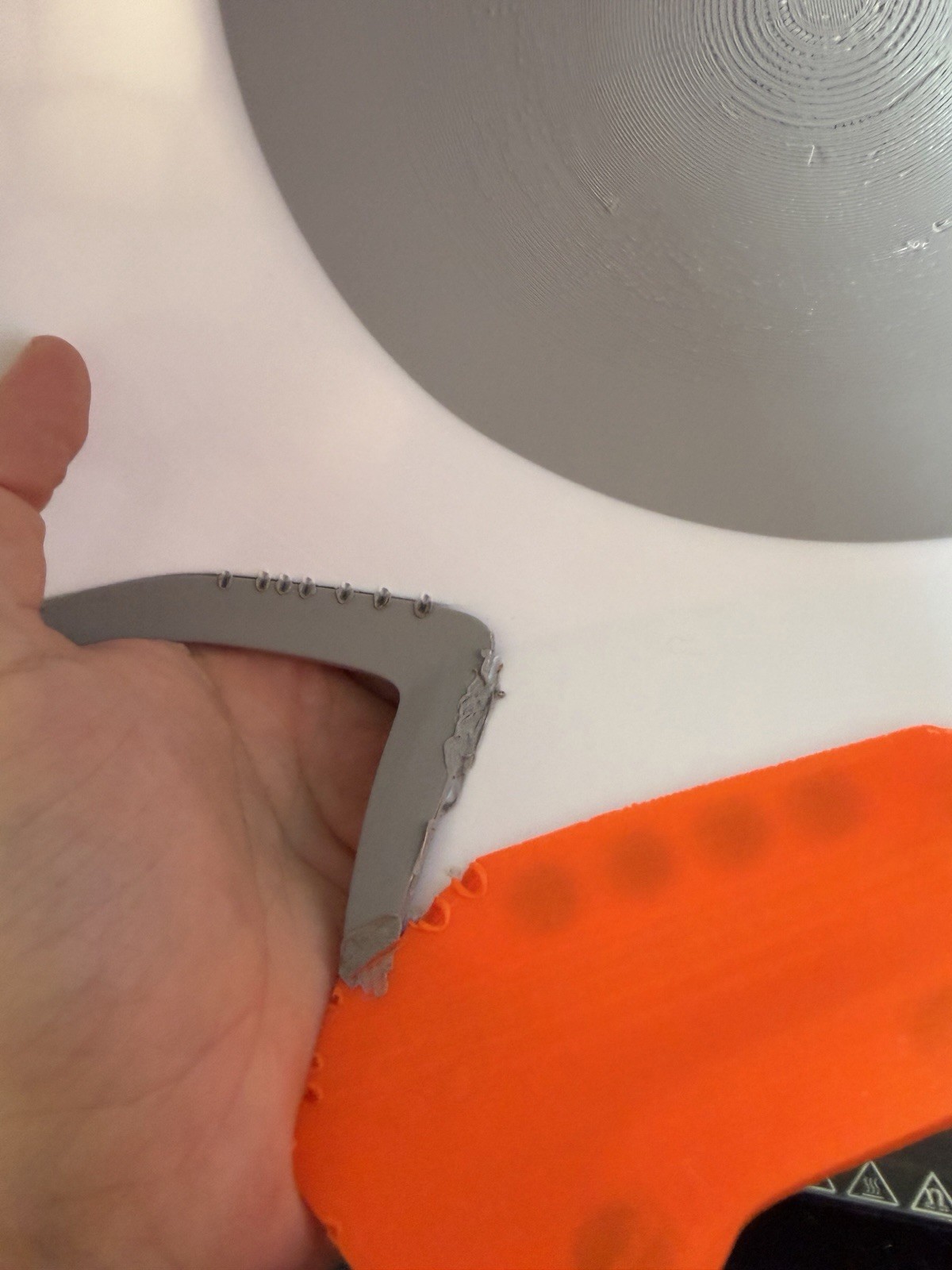 3D Printed Iron Man Helmet Raw PLA Kit 3‑Piece Fits 24” Head AS‑IS