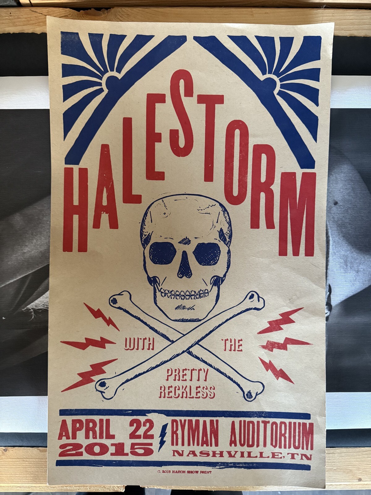 Halestorm / The Pretty Reckless Tour Poster