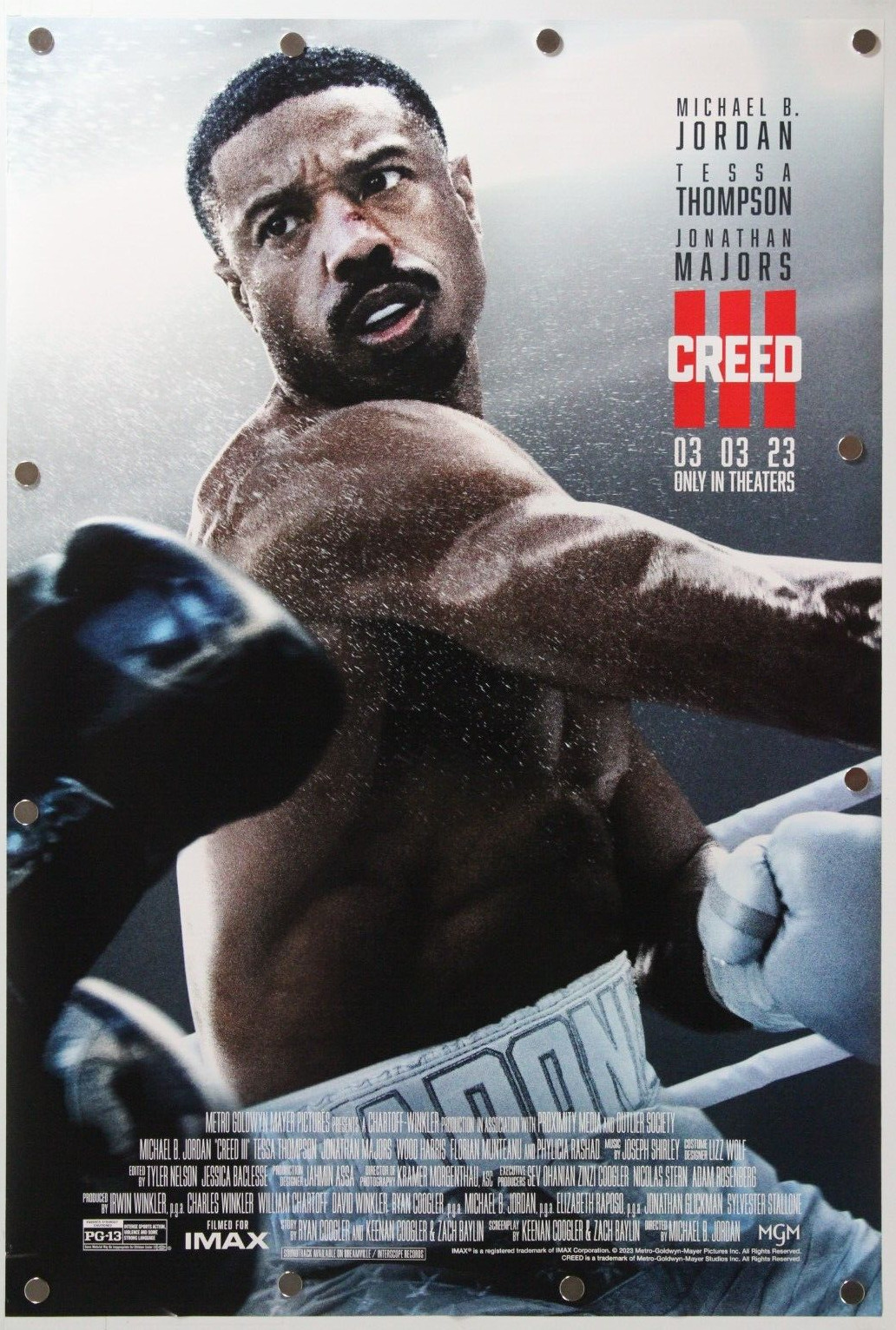 Creed III 2023 Double Sided Original Movie Poster 27″x40″