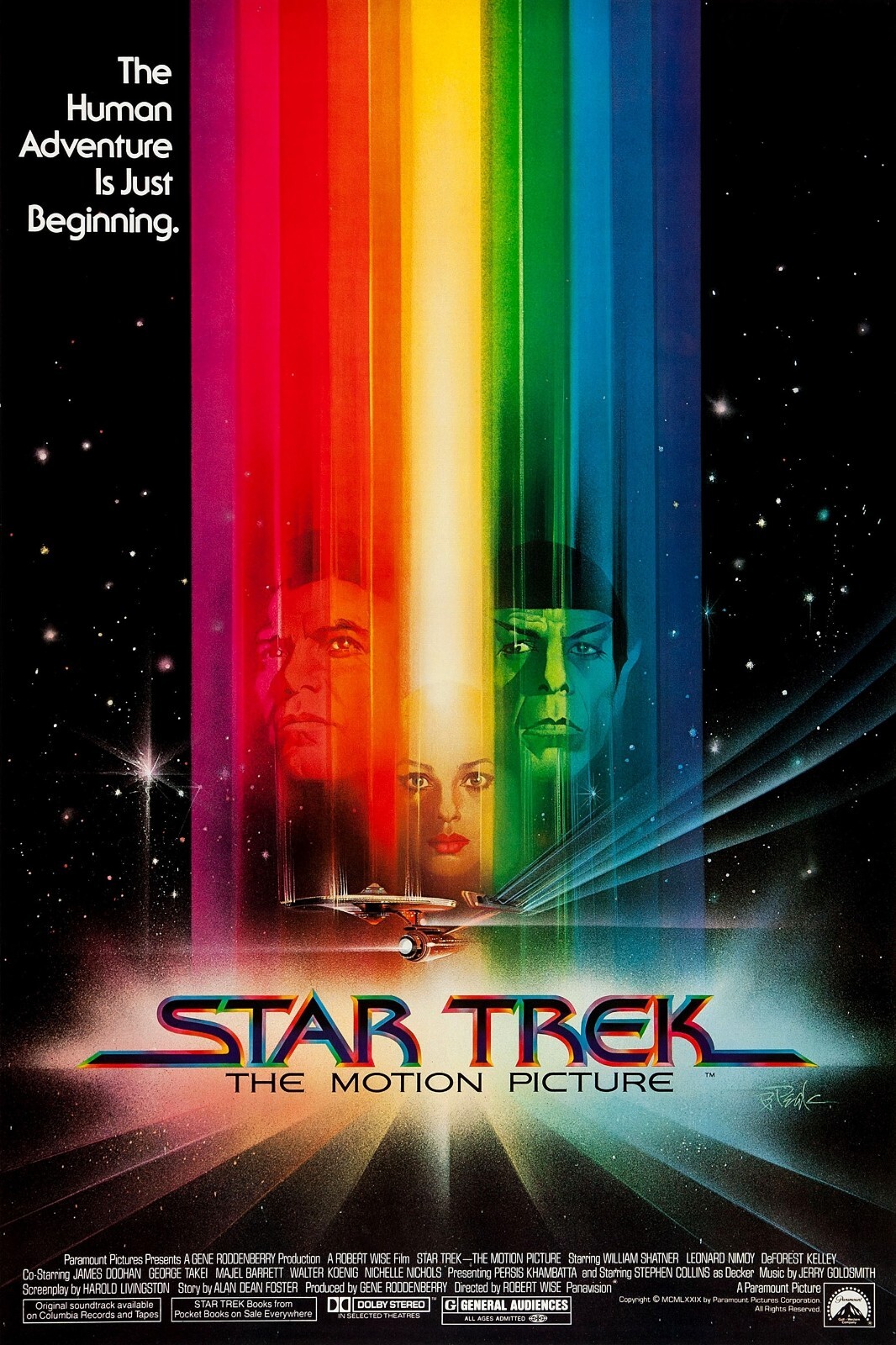 1979 Star Trek The Motion Picture Movie Poster 11X17 William Shatner Nimoy 🌌🔥