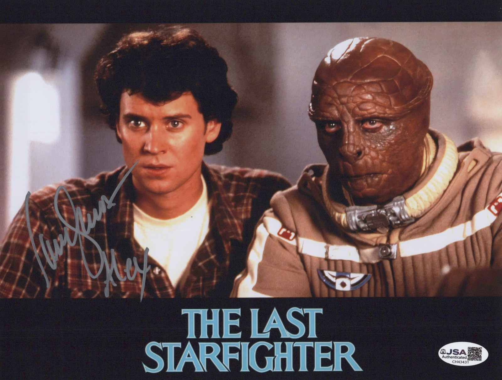 LANCE GUEST Signed THE LAST STARFIGHTER 8×10 Photo ALEX Autograph JSA COA CERT