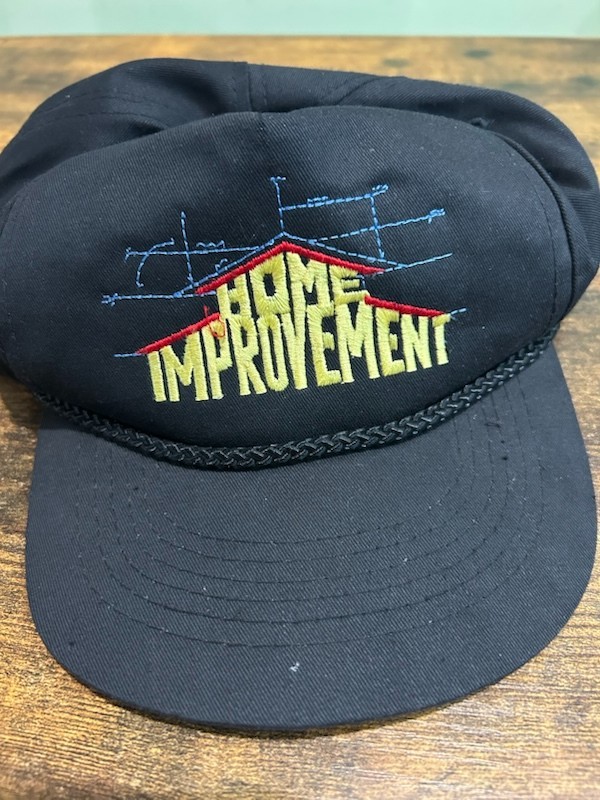 Vintage Home Improvement Hat Snapback Cap Black Tim Allen TV Show Promo USA 90s