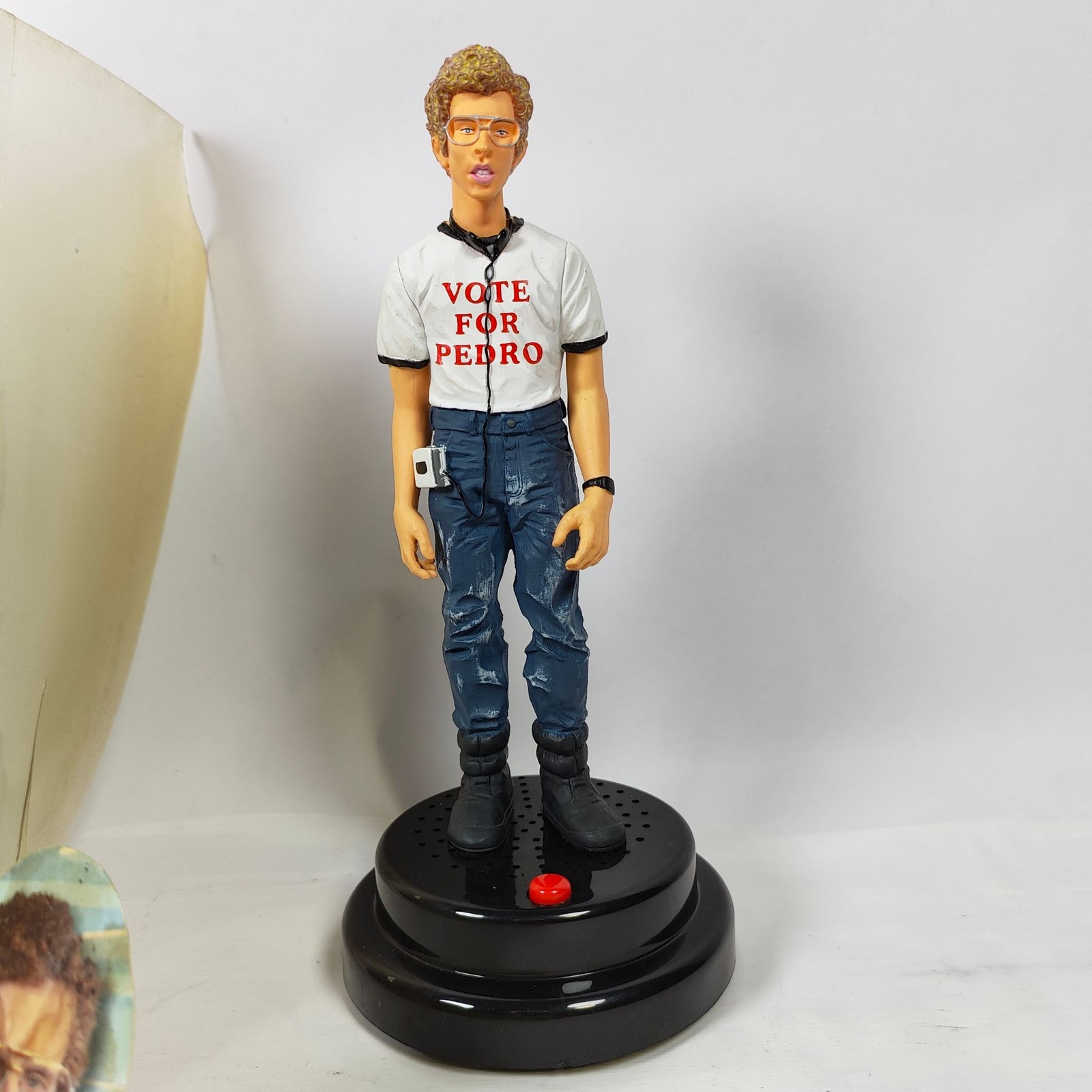 JDK Napoleon Dynamite Talking Doll Figure 2005 Vote For Pedro w Packaging