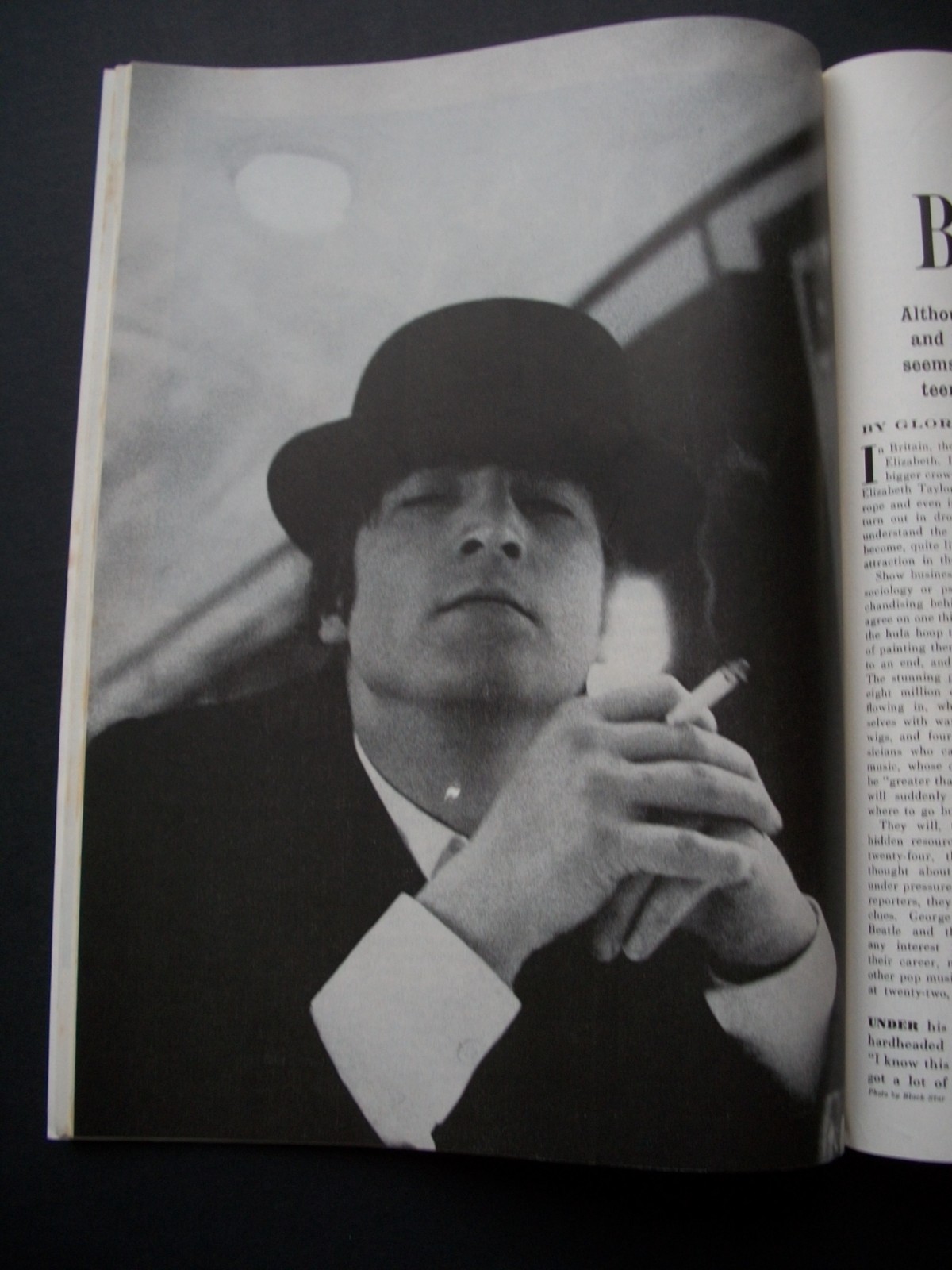 🌟 Wacky 1964 John Lennon Cosmopolitan Magazine Lot 🌟 Cover Story Beatles
