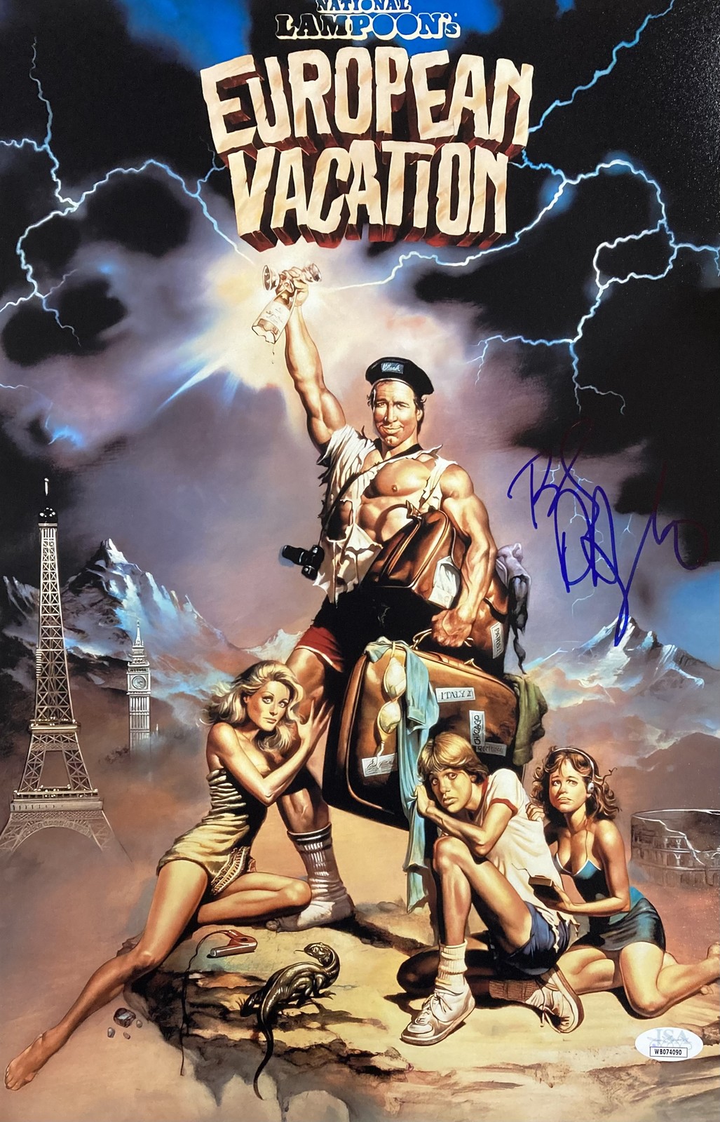 Beverly D’Angelo Signed 11×17 National Lampoon’s European Vacation Photo JSA
