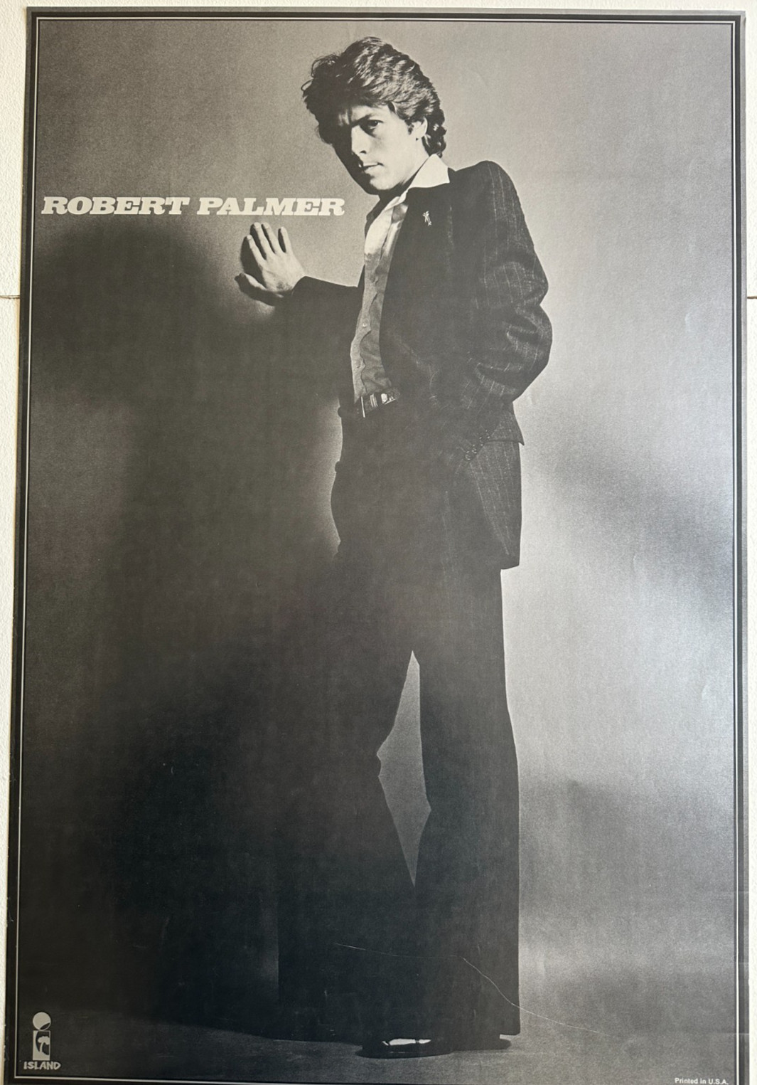 Robert Palmer ~ Vintage – Island Records Promo Poster Circa 1978