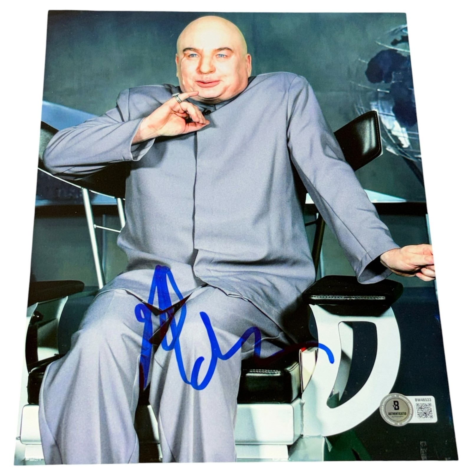 Mike Myers Signed Autograph 8×10 Photo Authentic Austin Powers Dr. Evil Beckett