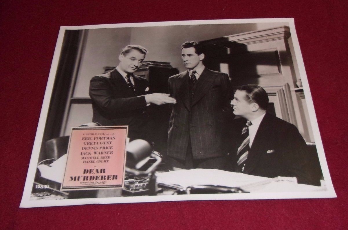 Dear Murderer 11×14 lobby card 1947, Eric Portman, Greta Gynt, Dennis Price B6