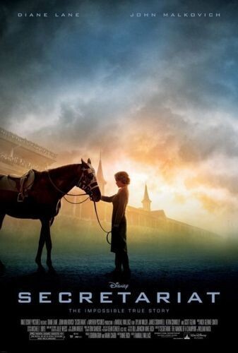 SECRETARIAT MOVIE POSTER 2-Sided ORIGINAL INTL 27×40 DIANE LANE, Rolled.