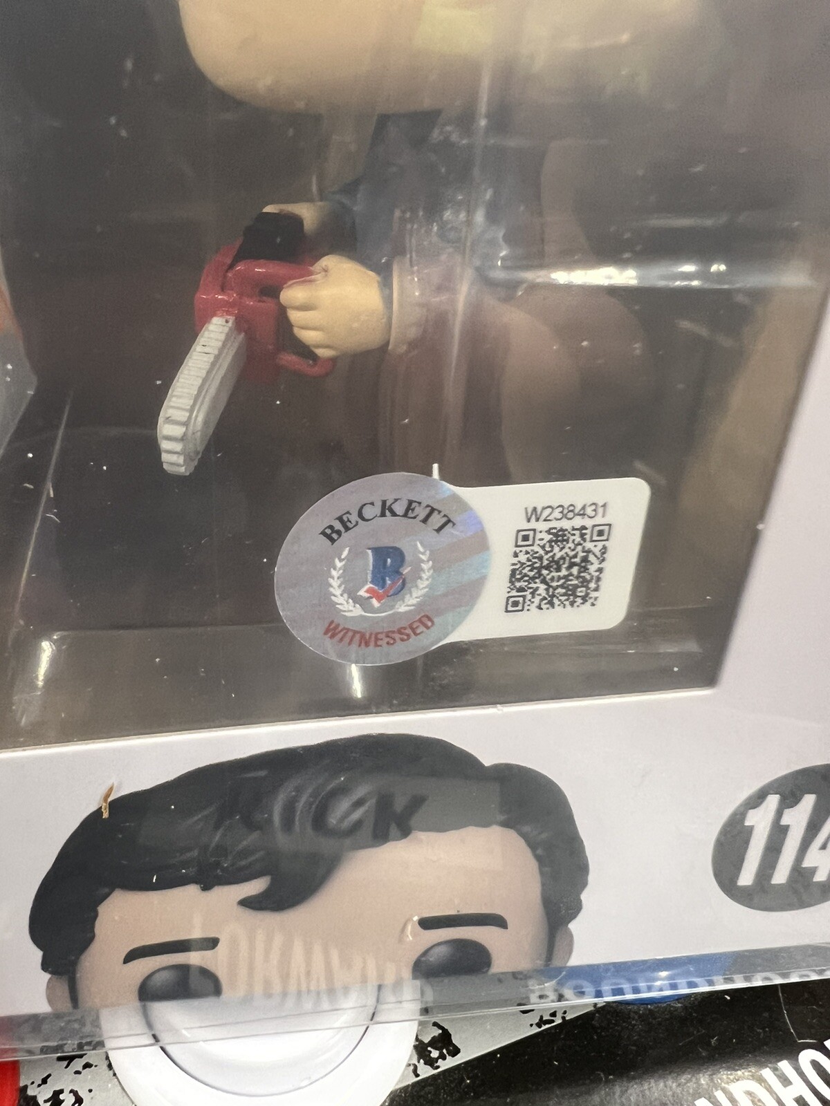 Bruce Campbell Signed Autographed Funko Pop 1142 Ash Evil Dead BAS COA “Groovy”