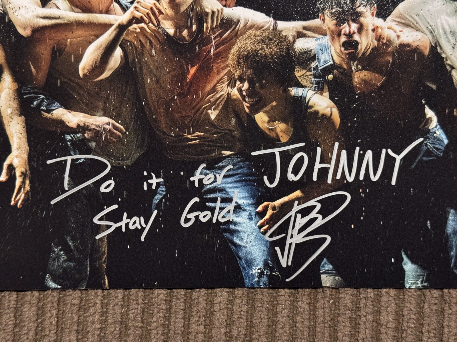 Brody Grant Signed 8×10 Photo Outsiders Ponyboy Stay Gold Autograph Authentic