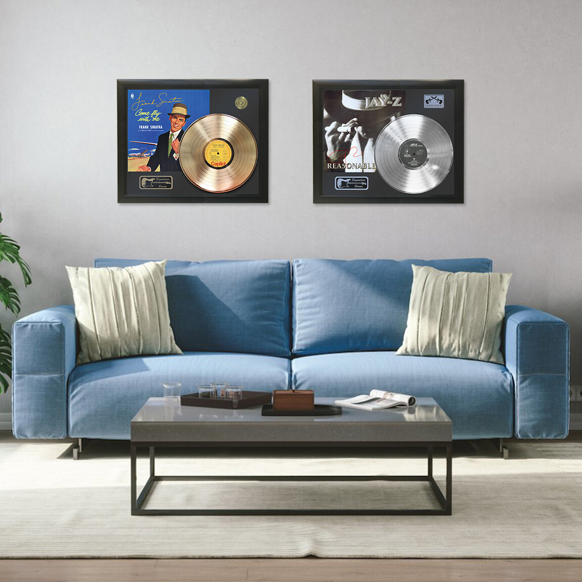 George Jones Framed Legends Of Country Music Gold LP Record Display 2