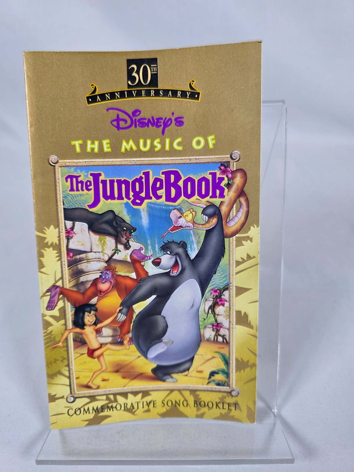 Disney’s The Music of The Jungle Book 30th Anniversary Commemorative Song Book