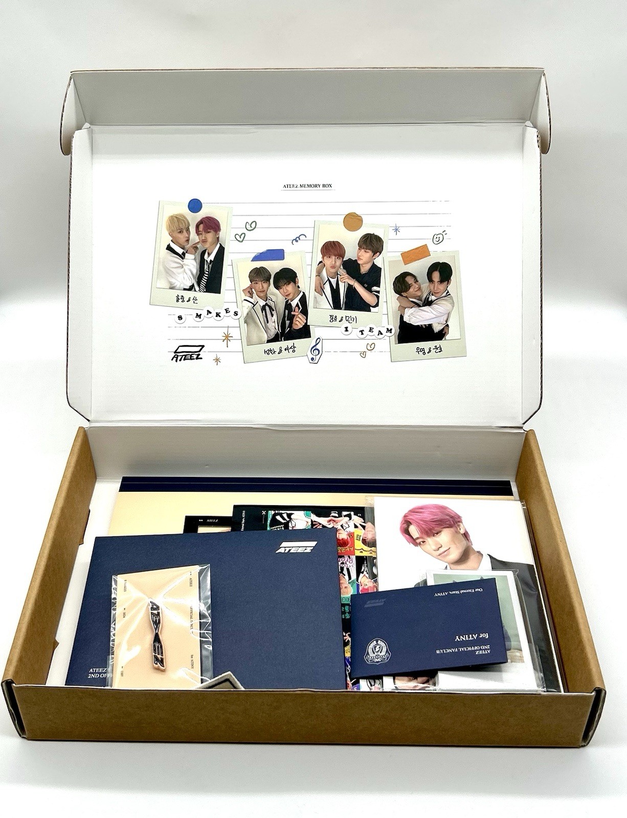 ATEEZ 2nd Gen Fanclub Kit Full Set No Membership Card