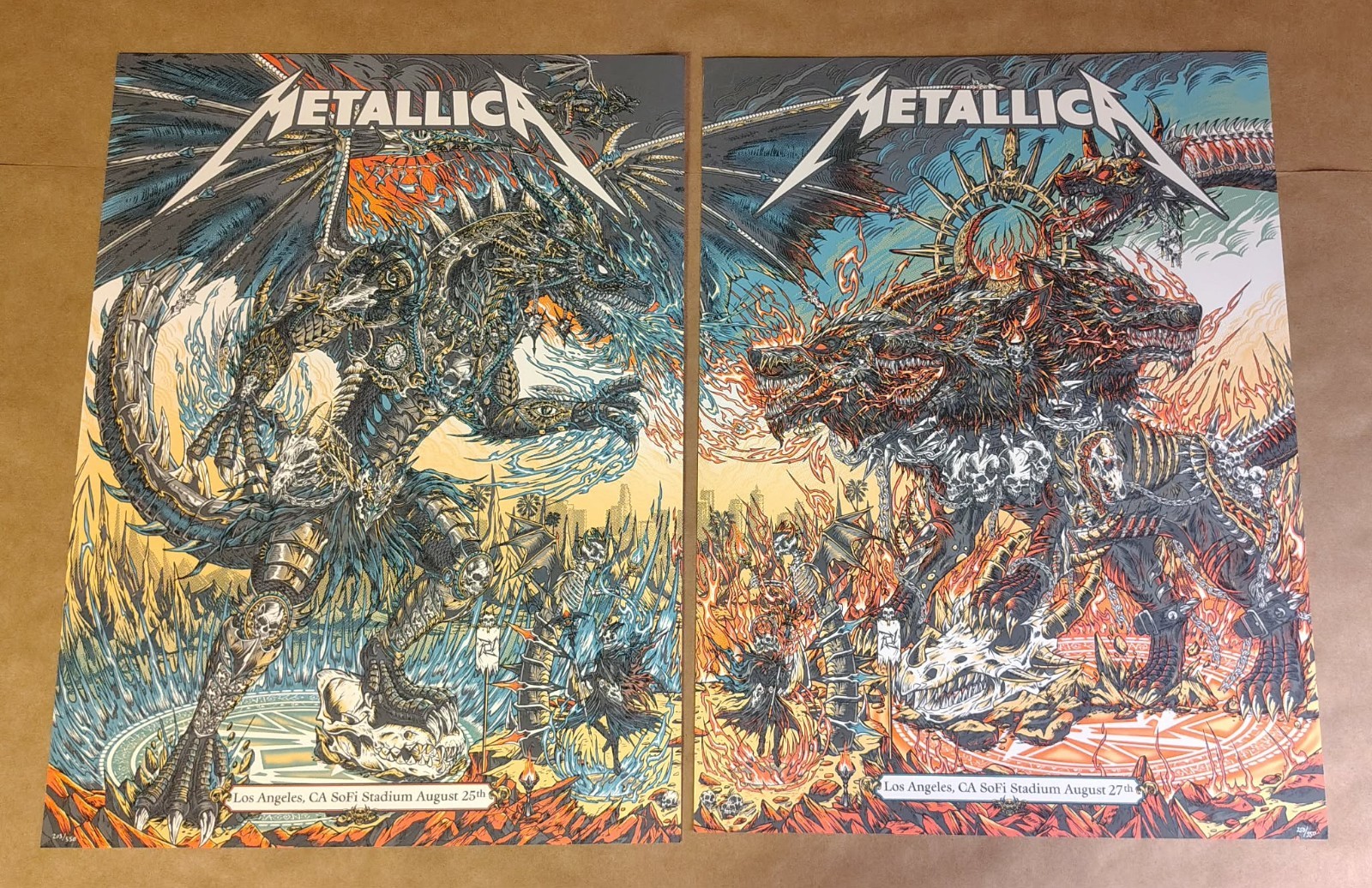 Metallica poster – Juan Ma – Sofi 2023 – SE Reg Set