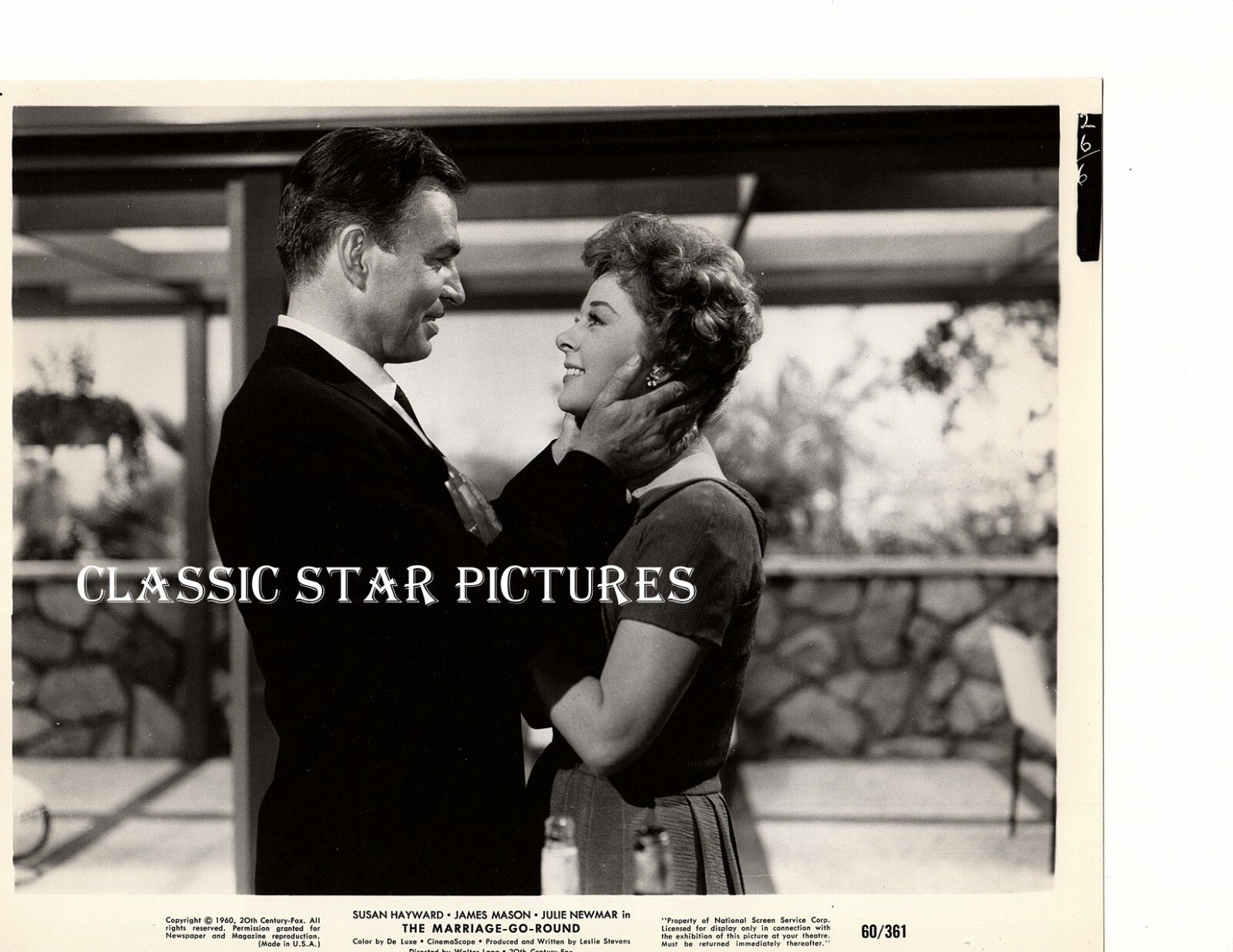 R767 Susan Hayward James Mason The Marriage-Go-Round 1960 8 x 10 vintage photo