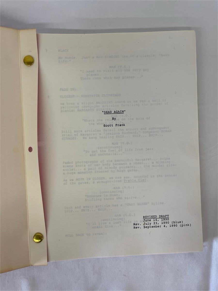 Dead Again 1990 Original CAA Screenplay Scott Frank Queen’s Gambit Get Shorty