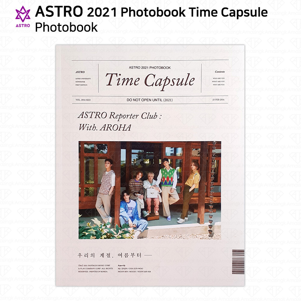 ASTRO 2021 Photobook Time Capsule Folded Poster Making DVD KPOP K-POP