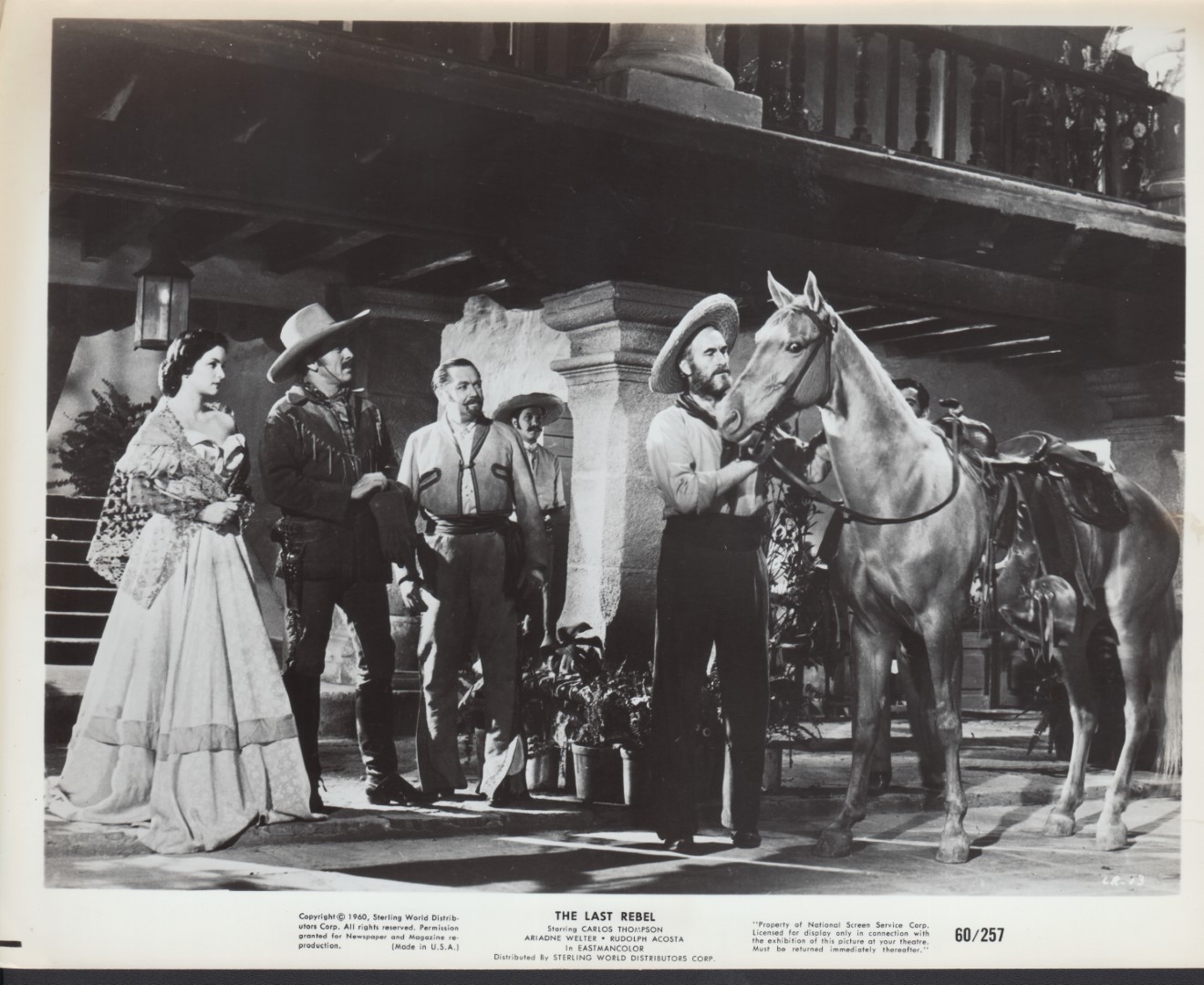 The Last Rebel 1960 8×10 black & white movie still photo #13