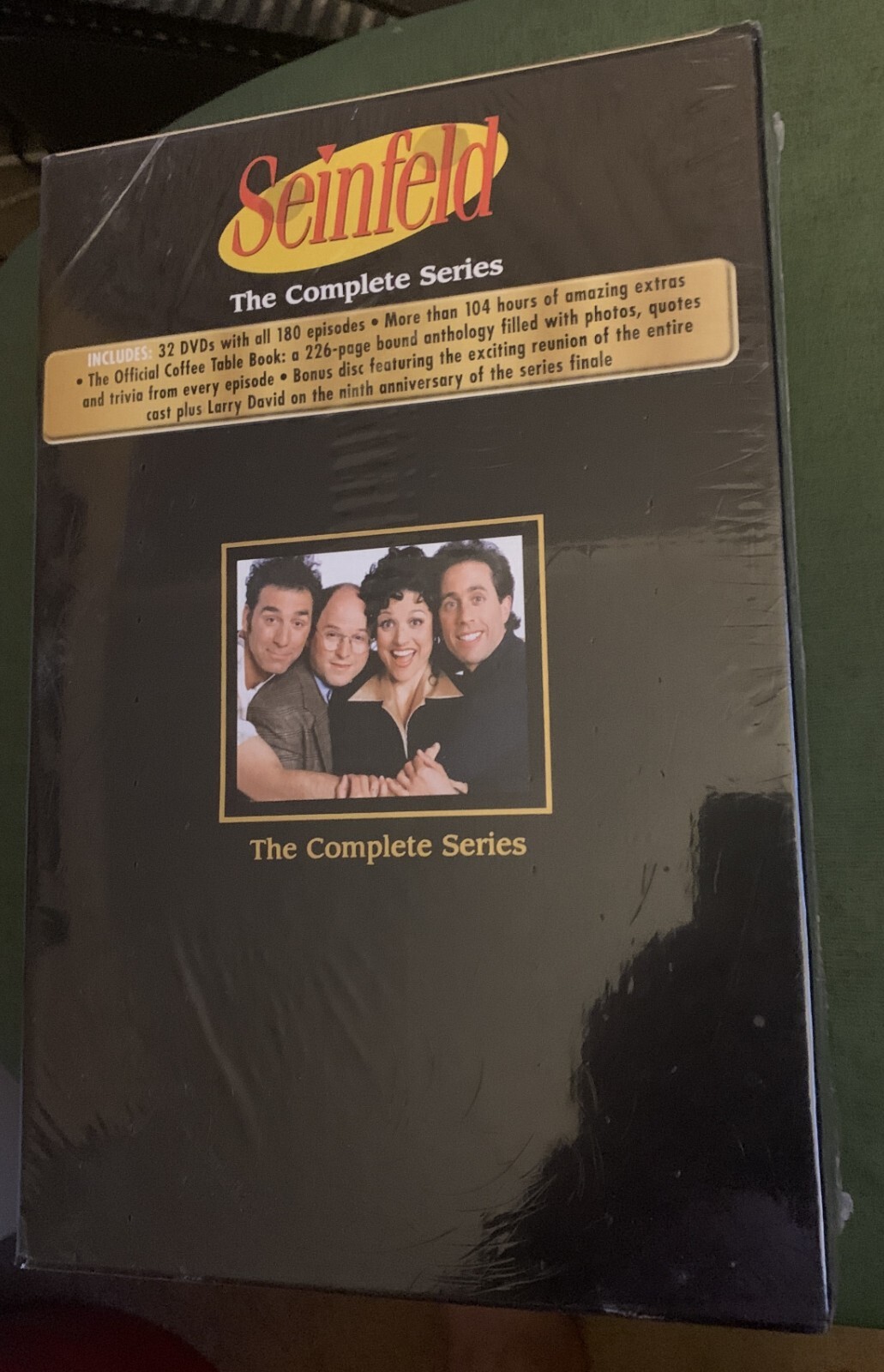 SEINFELD THE COMPLETE SERIES 32-DISC DVD BOX SET, NEW AND SEALED, RARE, FUNNY!!!