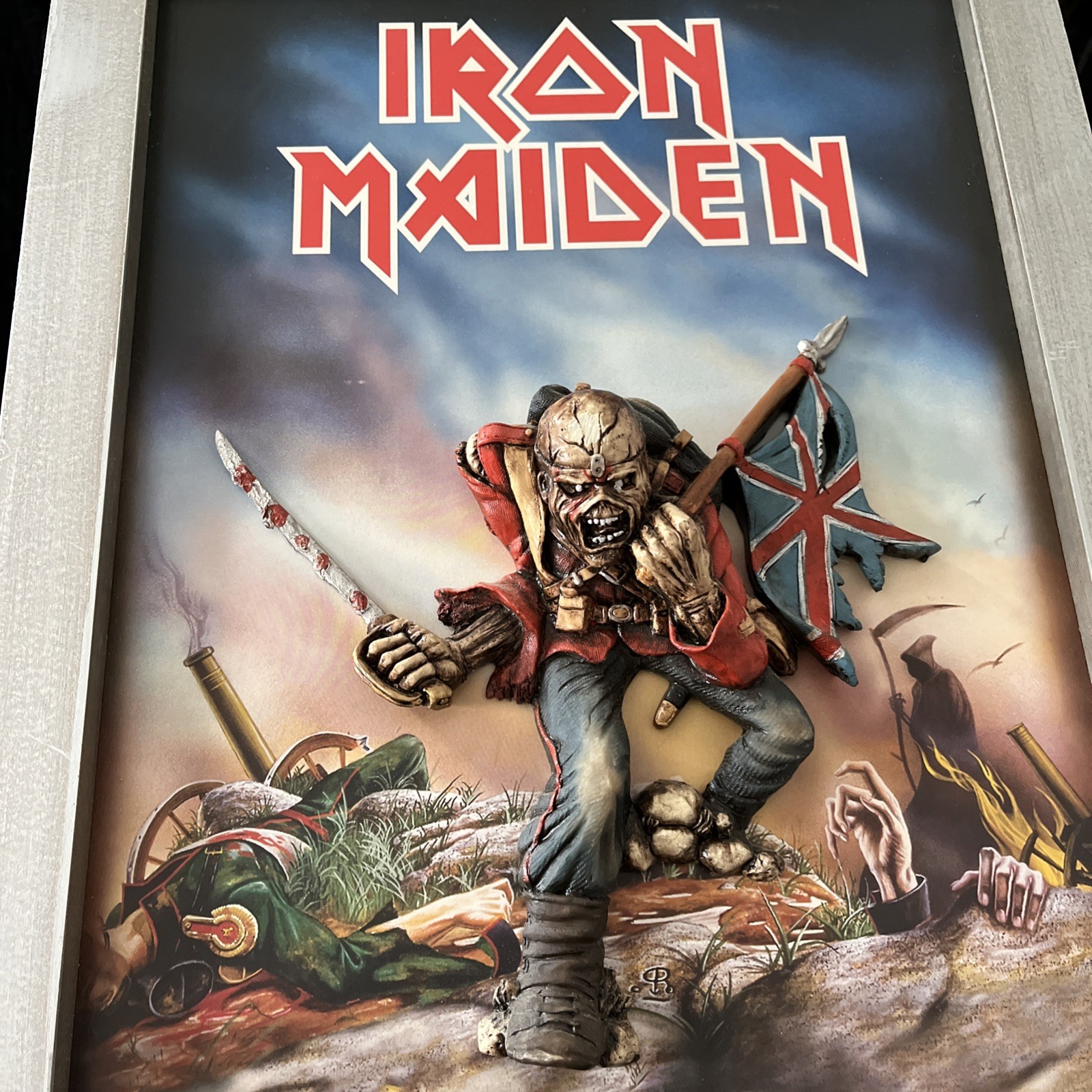 Iron Maiden The Trooper 3D Framed Wall Art 2005 Evandale 13×19 inches