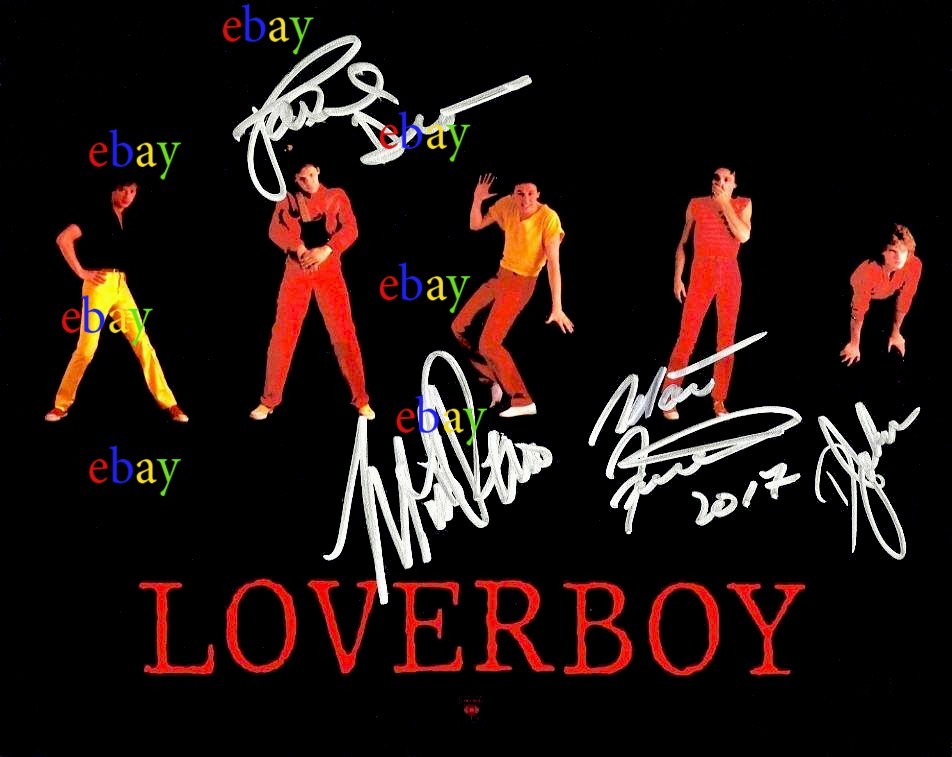 Loverboy Band Autographed Signed 8×10 Photo Reprint