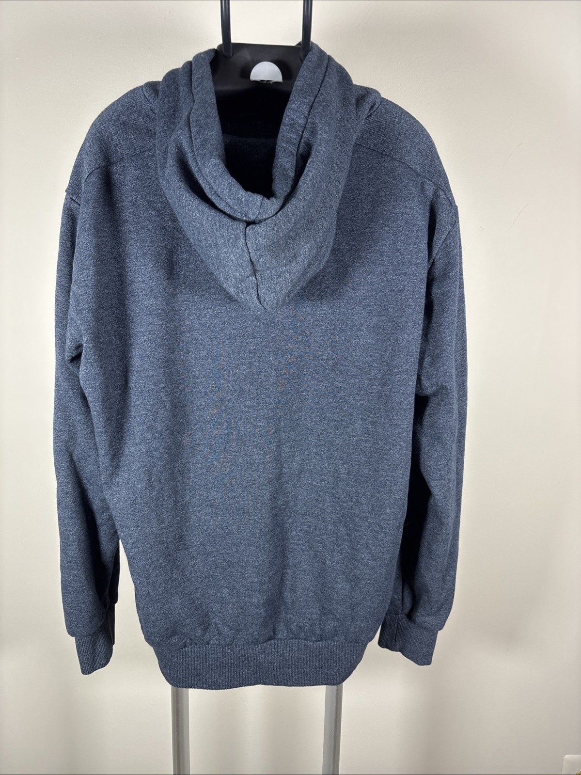 HARD ROCK CAFE Hollywood Florida Heather Blue Pullover Hoodie Unisex Large