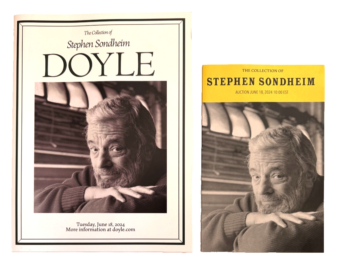 STEPHEN SONDHEIM Collection DOYLE AUCTION Highlights & Lots Brochures June 2024