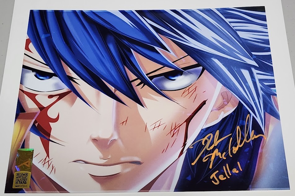 Robert McCollum Autographed Signed 8×10 Photo JELLAL FERNANDES Fairy Tail