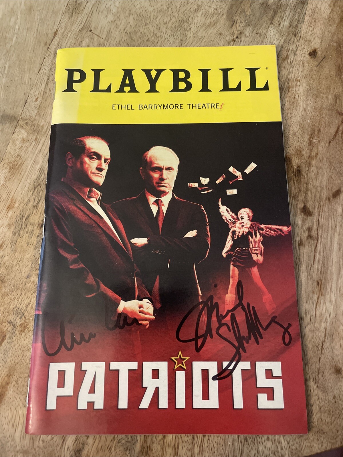 Patriots 2024 Broadway Playbill Signed by Michael Stuhlbarg Will Keen