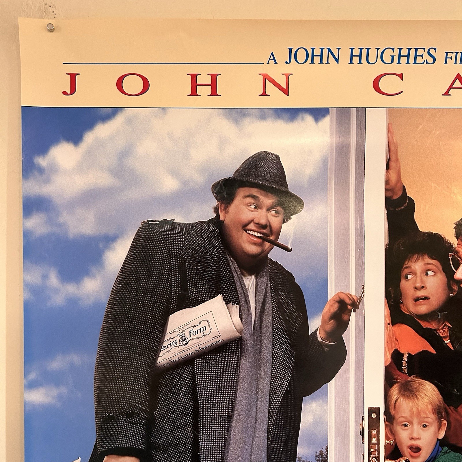 Vtg. UNCLE BUCK 1989 John Candy ADVANCE DS Movie Poster 27” x 40” NM