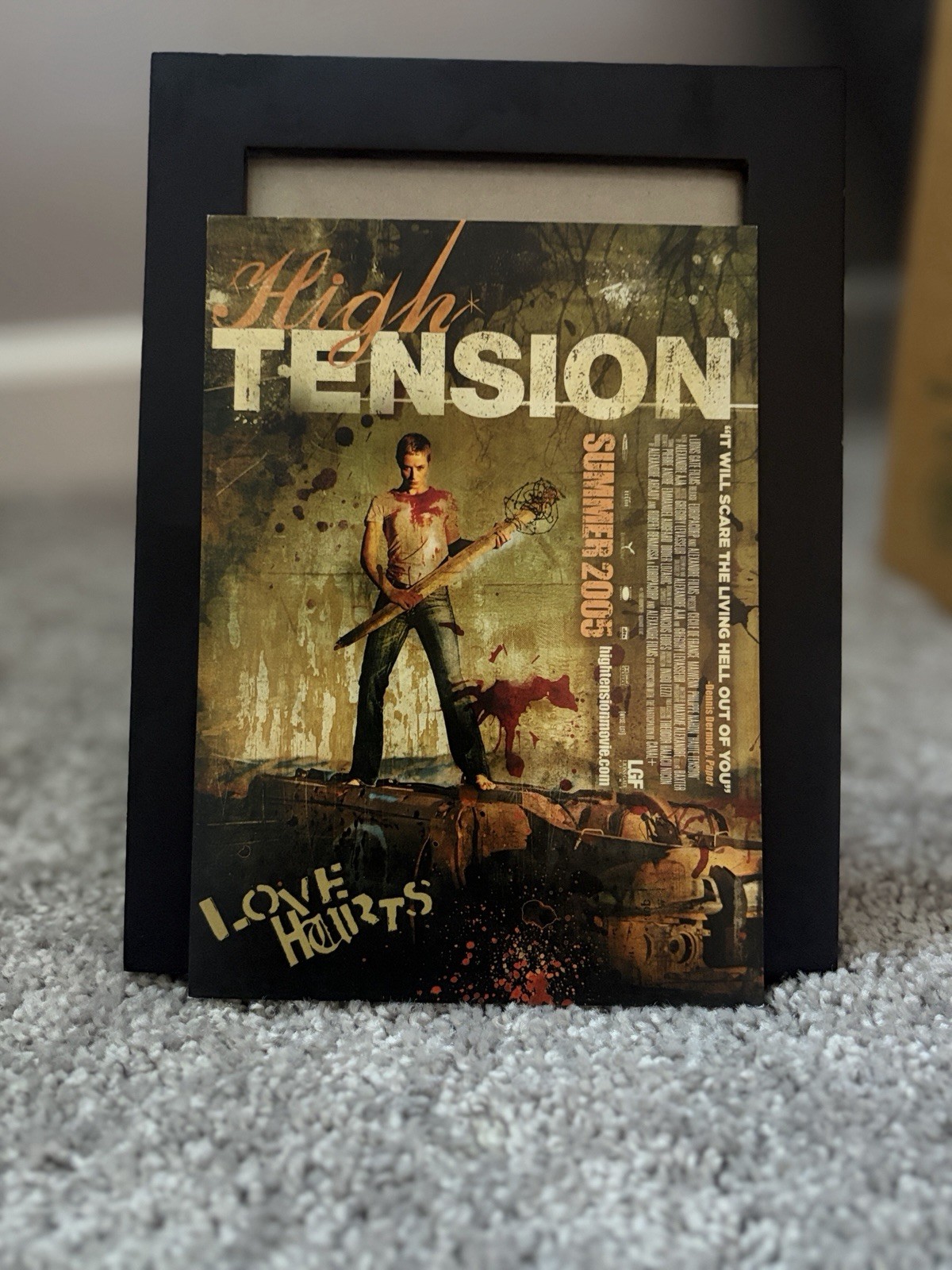 Vintage 2005 High Tension Horror Movie Promo Flyer – Lionsgate X Floyd’s Barbers