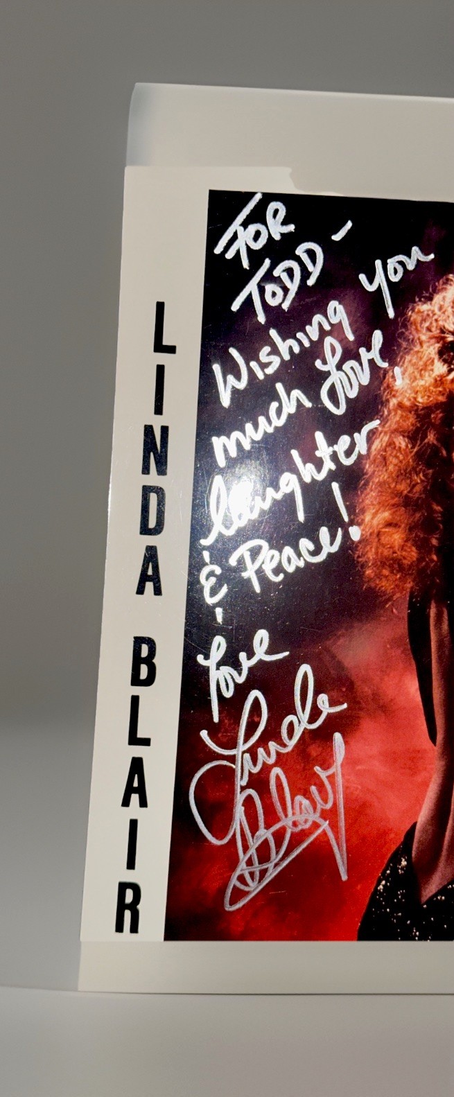 Linda Blair Autograph – The Exorcist, Born Innocent – Animal Activist