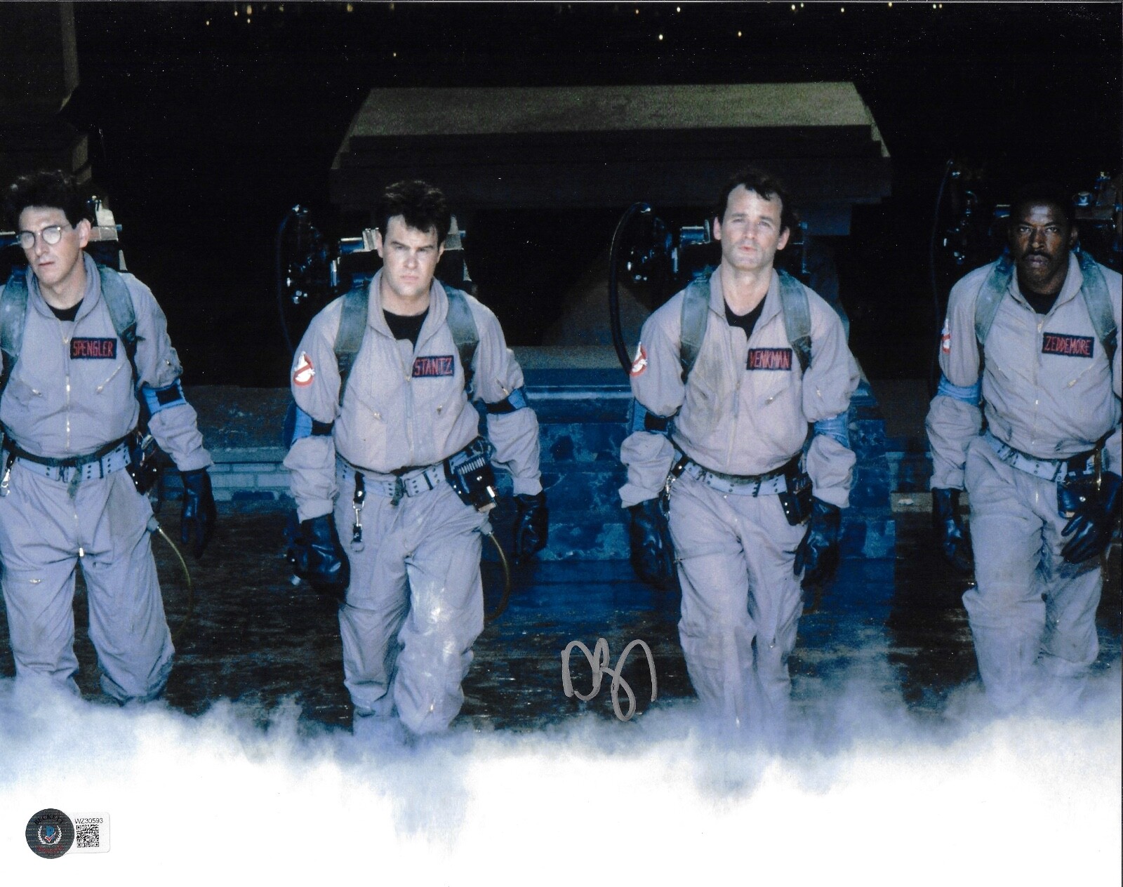 Dan Aykroyd Signed 11×14 Photo Ghostbusters Silver Four BAS Beckett Witnessed