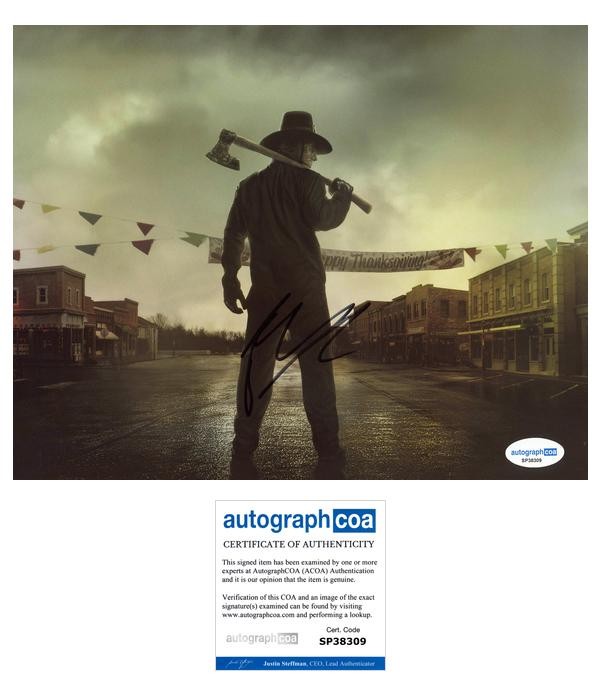 Patrick Dempsey “Thanksgiving” AUTOGRAPH Signed ‘Sheriff Eric Newlon’ 8×10 Photo