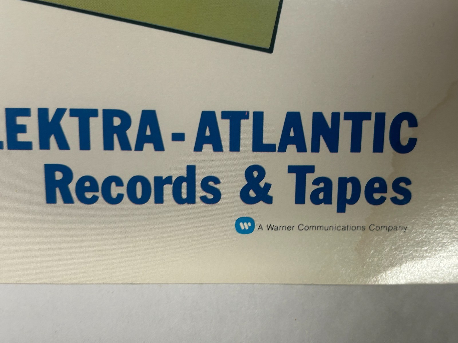 Vtg Jackson Browne Record Store Display Poster Warner Elektra Atlantic (A10)