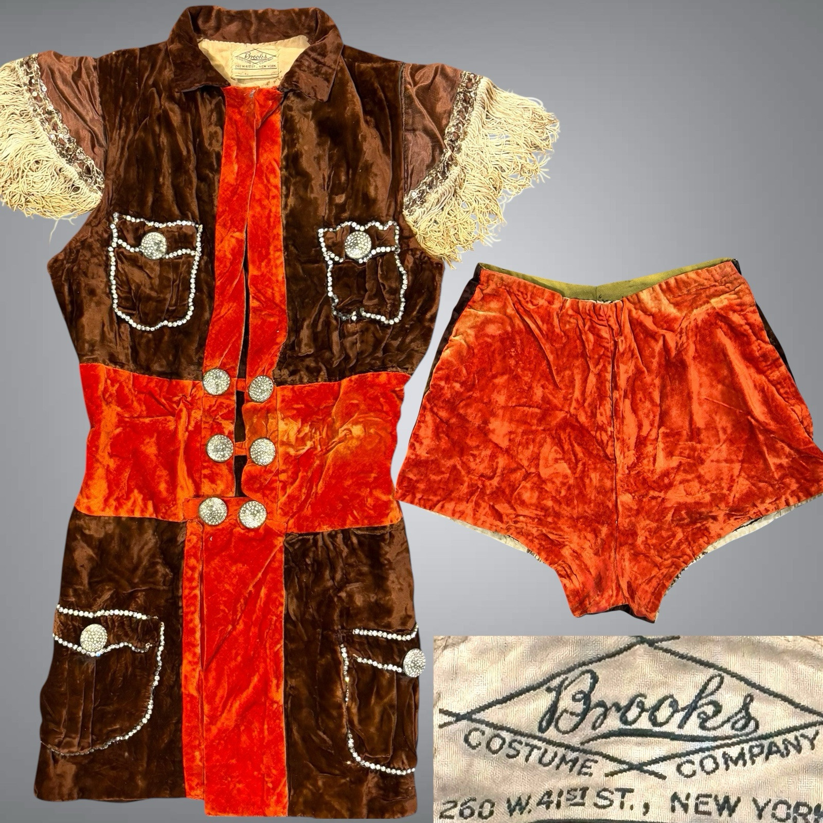 Antique Princess Indian Silent Film Movies Brooks Clothing Costume New York NYC