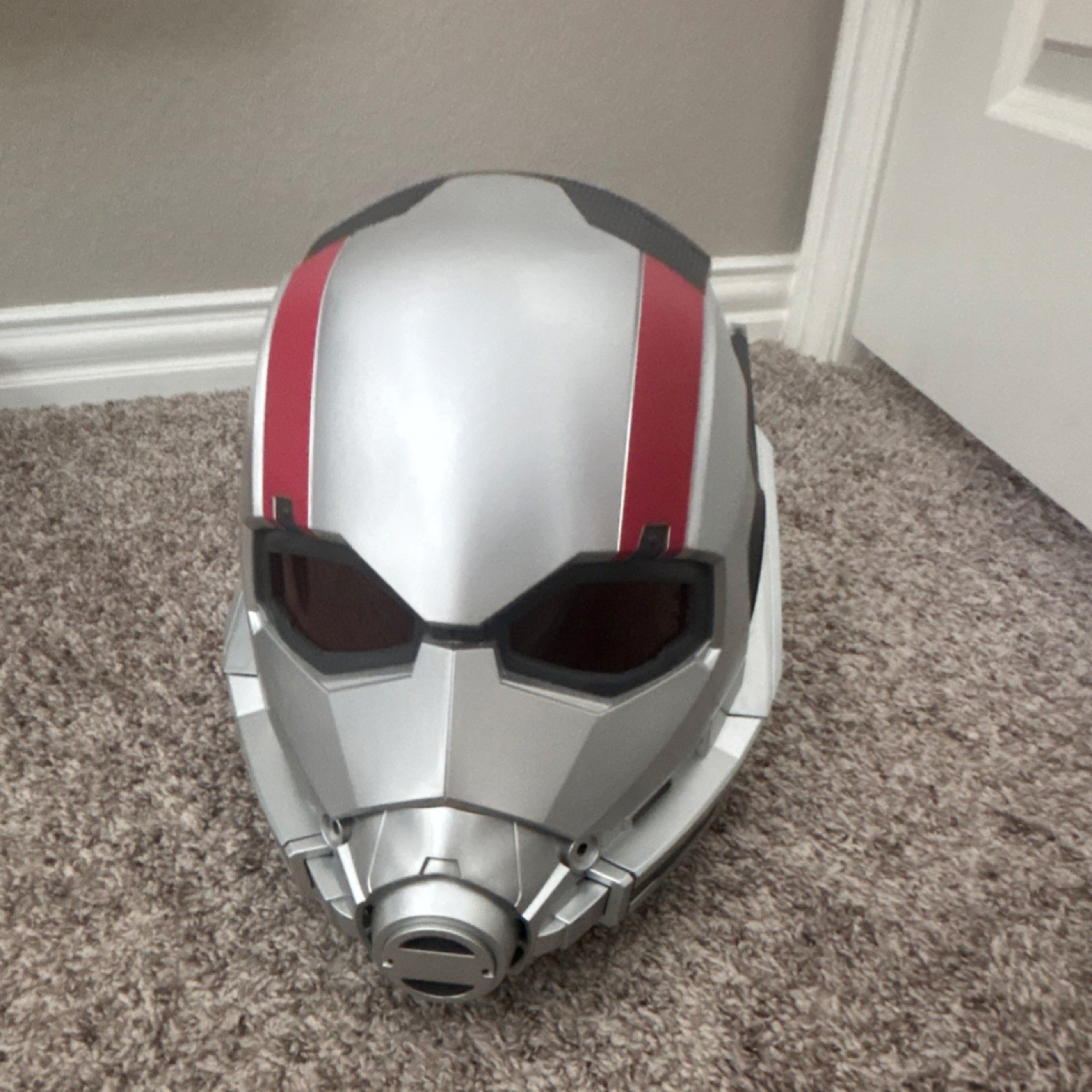 Hasbro Ant-Man Replica Helmet Silver Red Black Reproduction Movie Prop