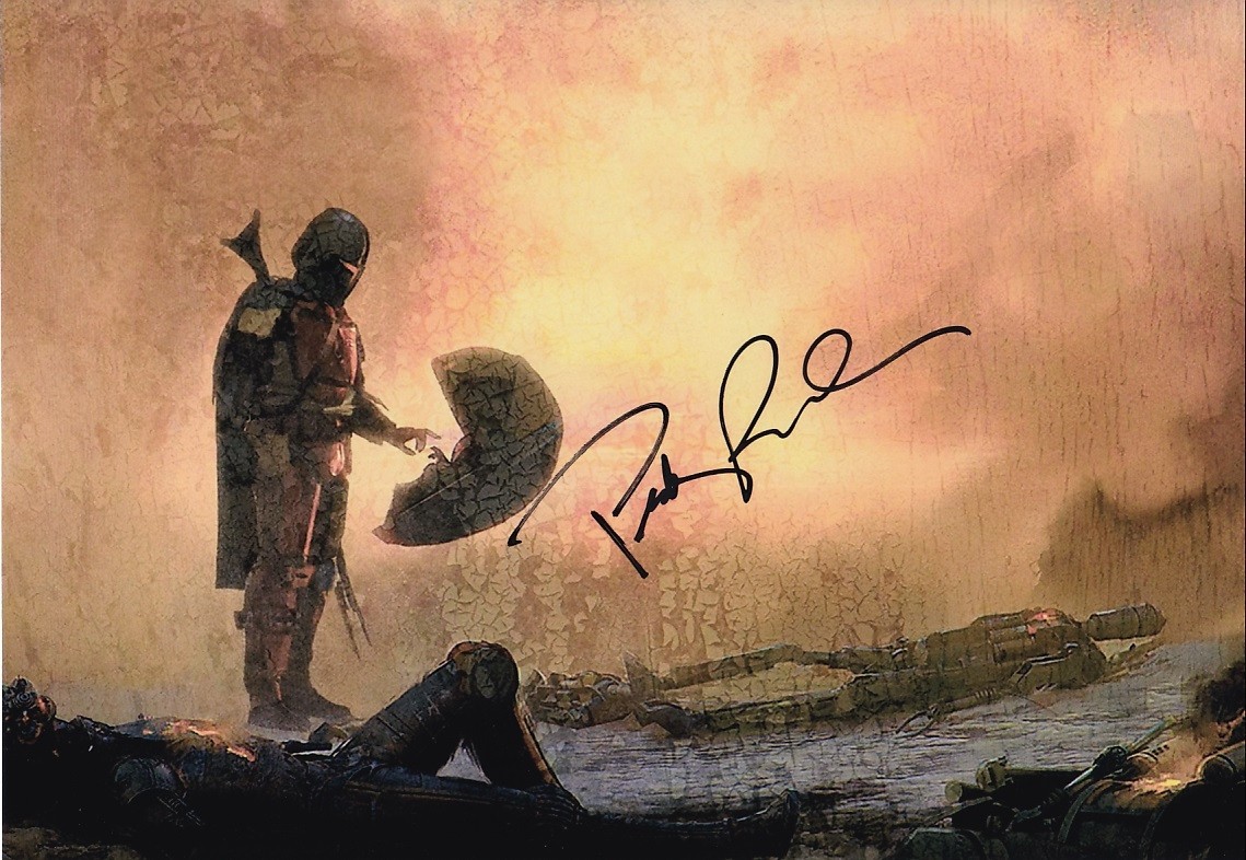 Pedro Pascal Autograph Photo The Mandalorian COA 12×8