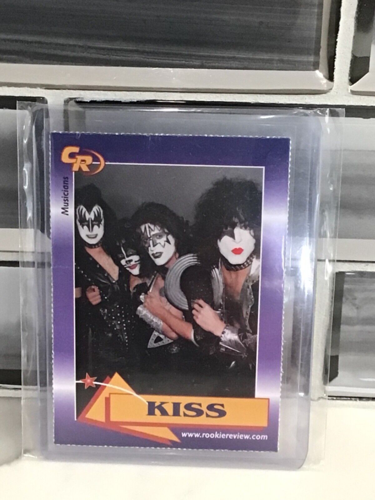 KISS Rare Rock Band Music CELEBRITY REVIEW 2003 Trading Card Rookie NM+