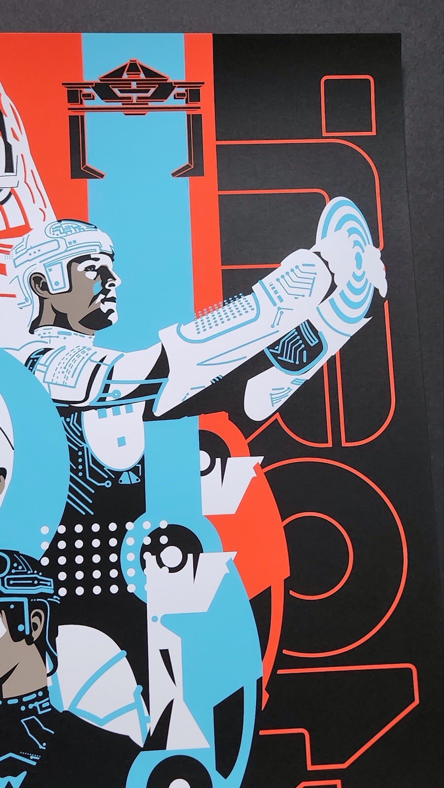 1982 Aesthetic – Tron UV reactive Poster By Danny Haas ￼