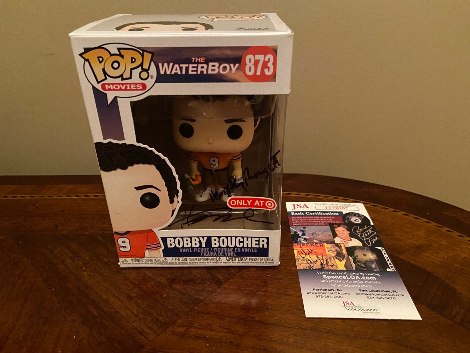 Funko Pop Movies The Waterboy “Bobby Boucher”- #873- Henry Winkler JSA COA