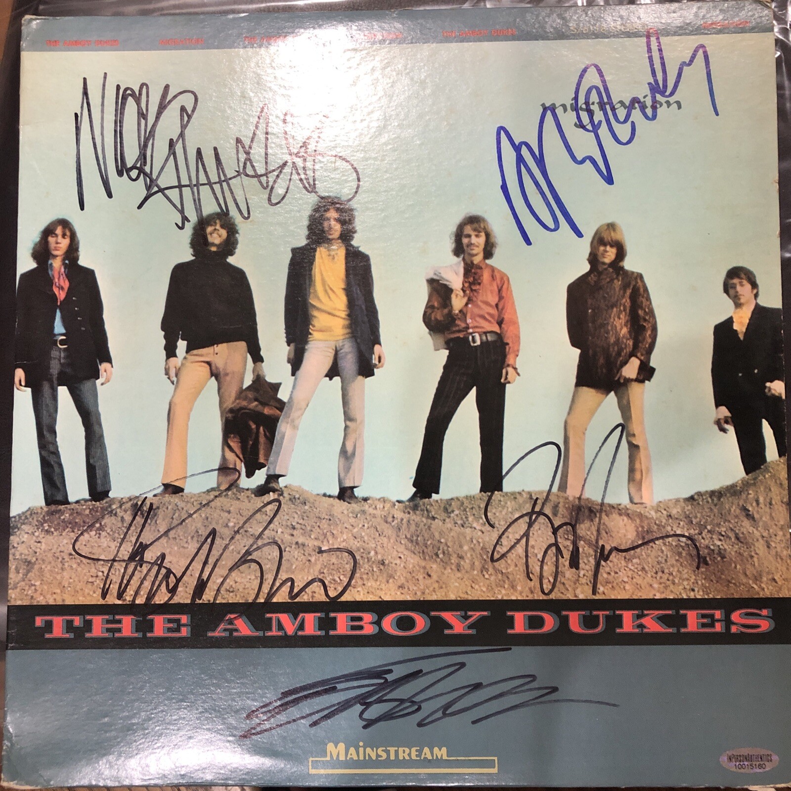 THE AMBOY DUKES TED NUGENT Signed PSYCHEDELIC ROCK LP VINYL ALBUM W COA!