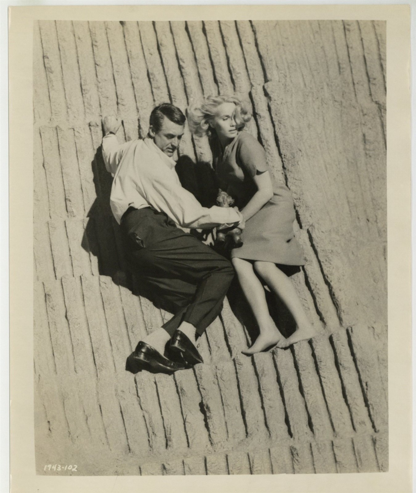 Cary Grant, Eva Saint James 1959 Dbl Wt Photo Hitchcock North By Northwest 14749